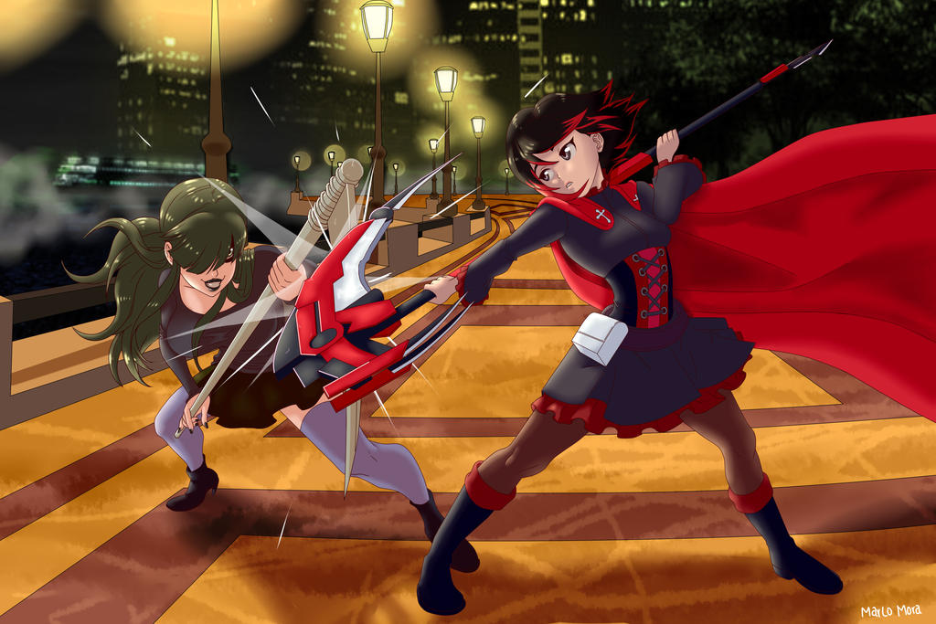 Ruby VS Li Commission by MarloMora on DeviantArt