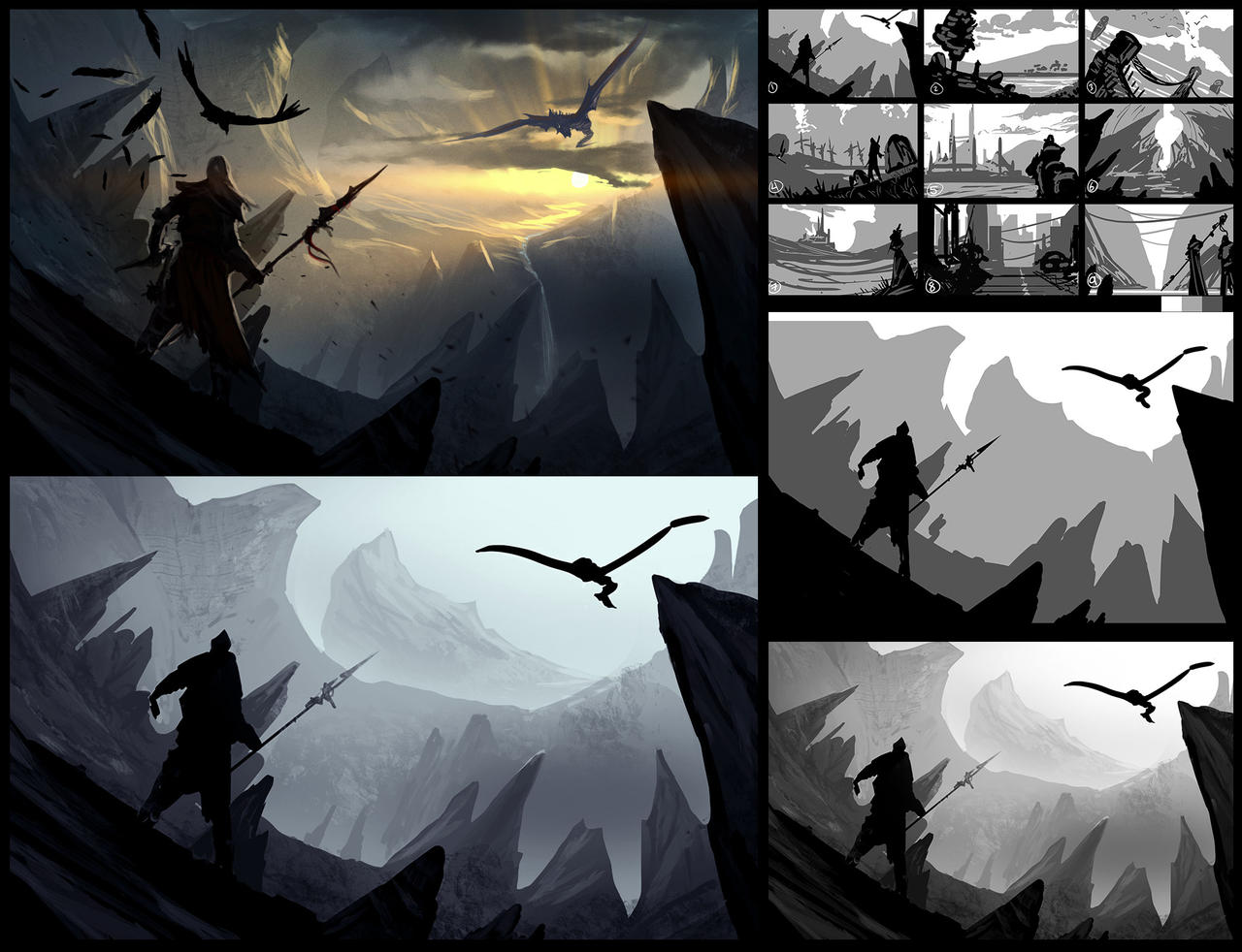 Painting Environment Concepts In No Time!