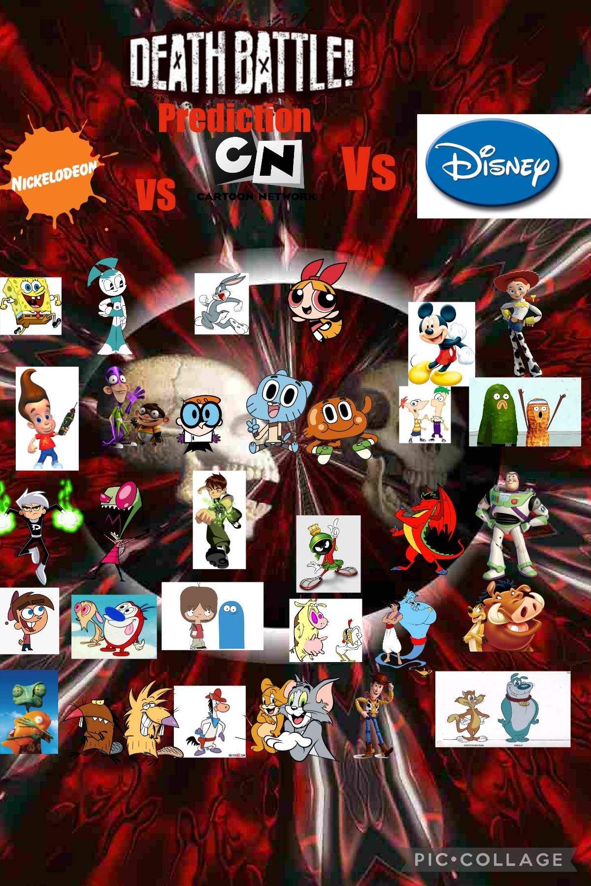 Nickelodeon vs Cartoon Network vs Disney DB by SpinoRez18 on DeviantArt