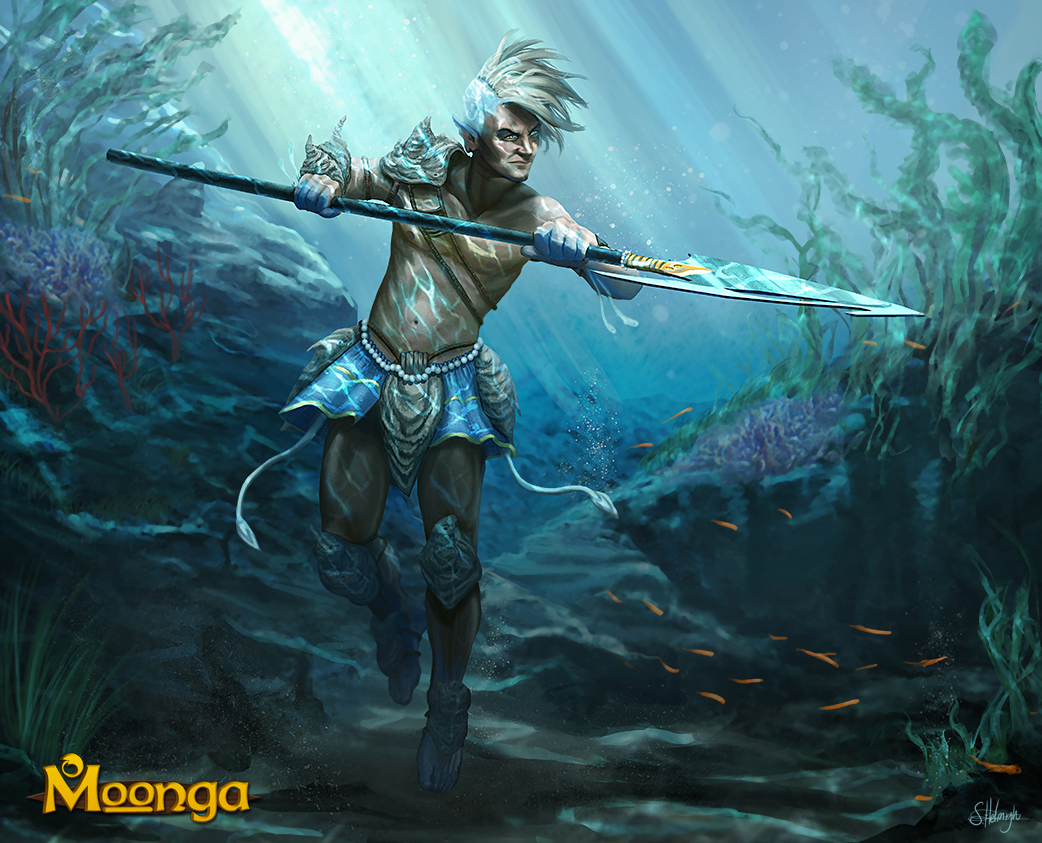 Moonga - Water Elf Warrior