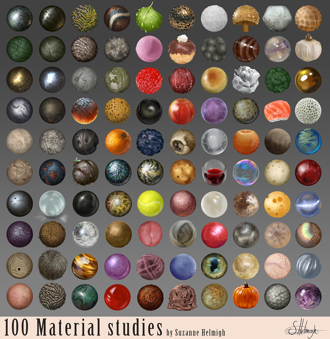 Material studies.