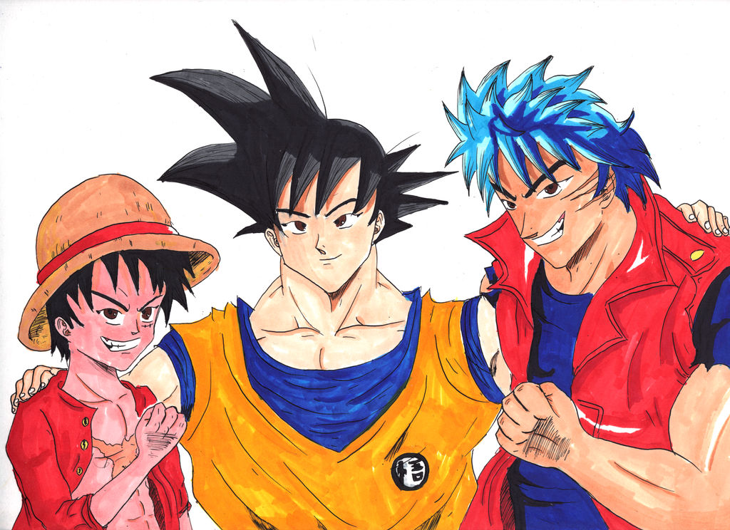 Dragon Ball Z One Piece Toriko By Kurasu Bureiku On Deviantart Dragon Ball Z One Piece Toriko By Kurasu Bureiku On Deviantart