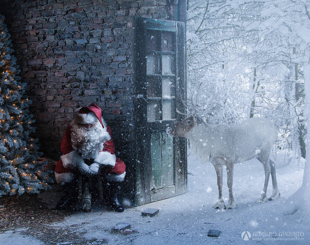 Sad Santa by adrianoampb Sad Santa by adrianoampb