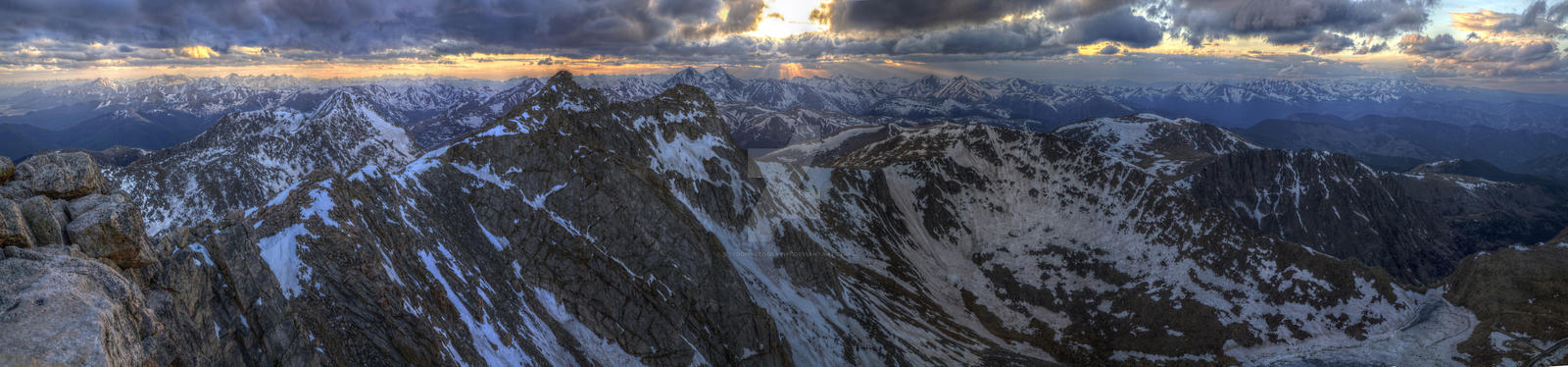 Colorado Mountain Panorama