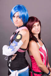 Aqua y Kairi Kingdom Hearts - Mangafest 2014