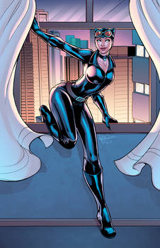 Catwoman Colored by J-Skipper