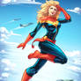 Captain Marvel Colored