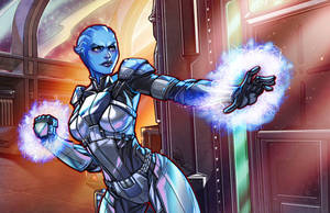 Liara T'Soni Colors by igloinor