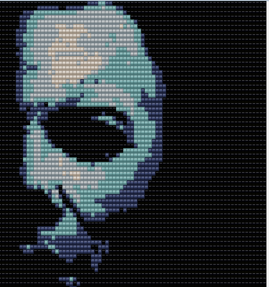 Michael Myers Perler Bead Pattern by TheRealKandiKidPLUR on DeviantArt