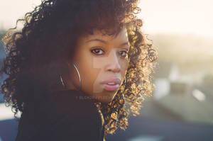 Sunrise Roof Portrait of Chantelle