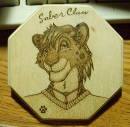 SaberClaw woodburning