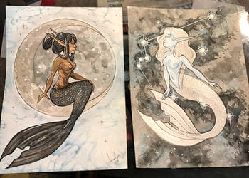 Moon and Sun Mermaids