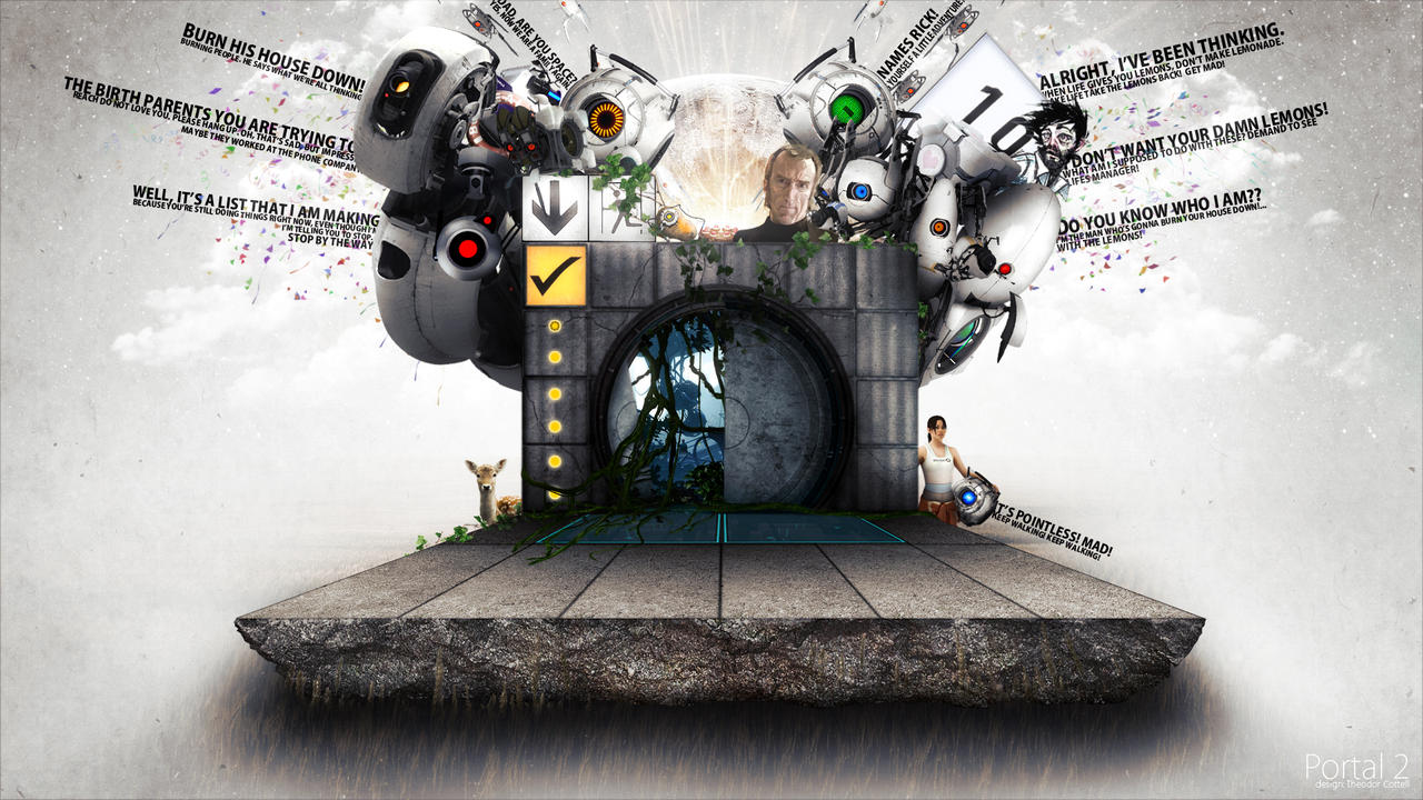 Portal 2 Wallpaper By Teddann On Deviantart Portal 2 Wallpaper By Teddann On Deviantart