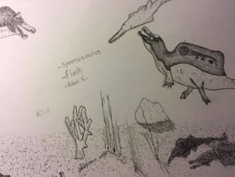 Spinosaurus hunt