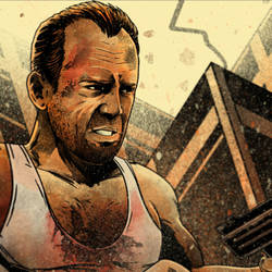 WIP - John McClane by thefreshdoodle