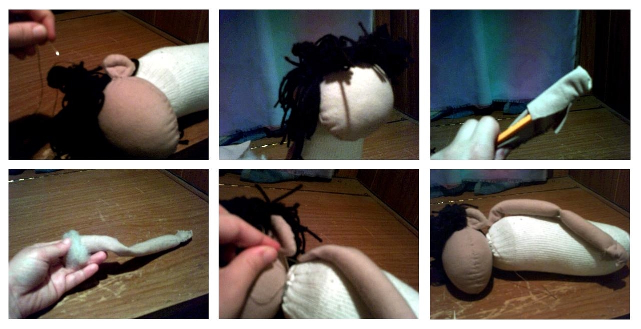 Making a Wybie Doll, pt 4