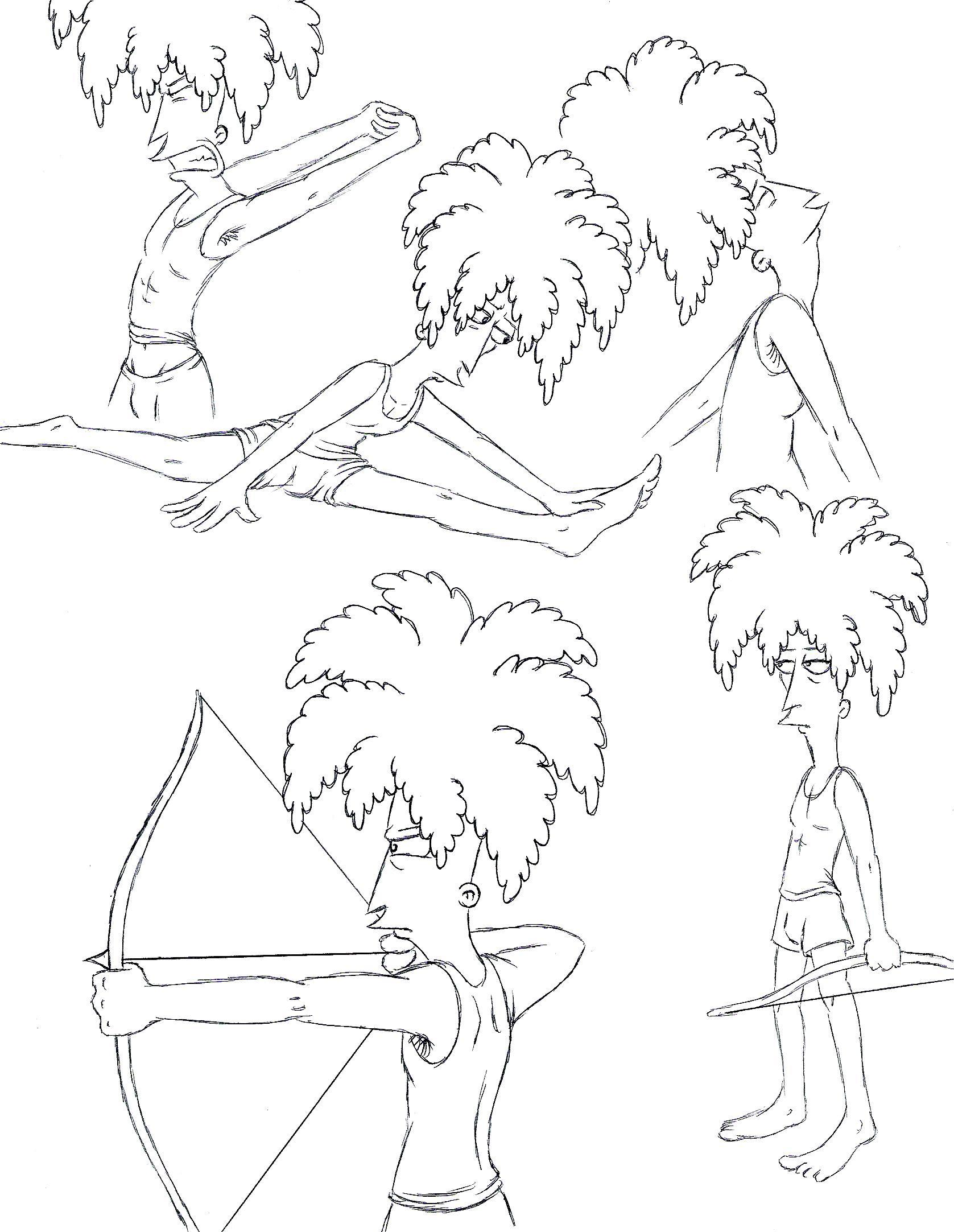 Sideshow Bob sketches