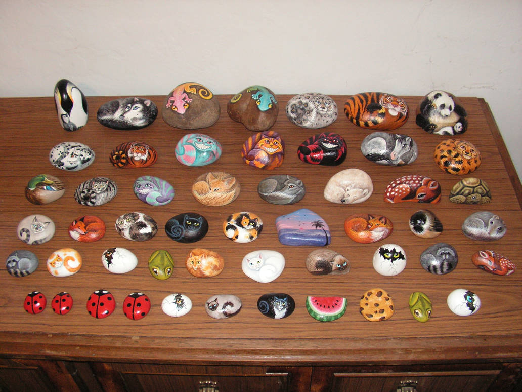 Colorful Pet Rocks Pet Rocks 4 by Nevuela on DeviantArt