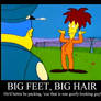 'Big Feet, Big Hair' poster