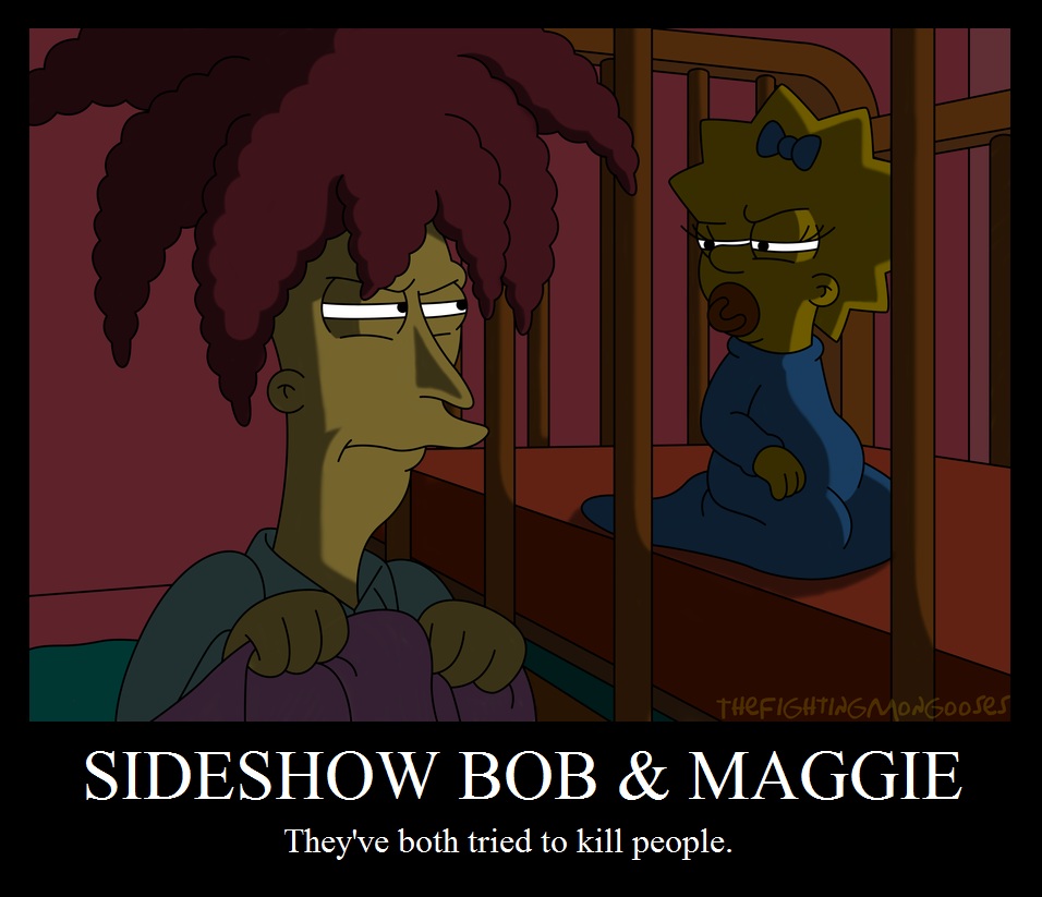 'Sideshow Bob and Maggie' poster