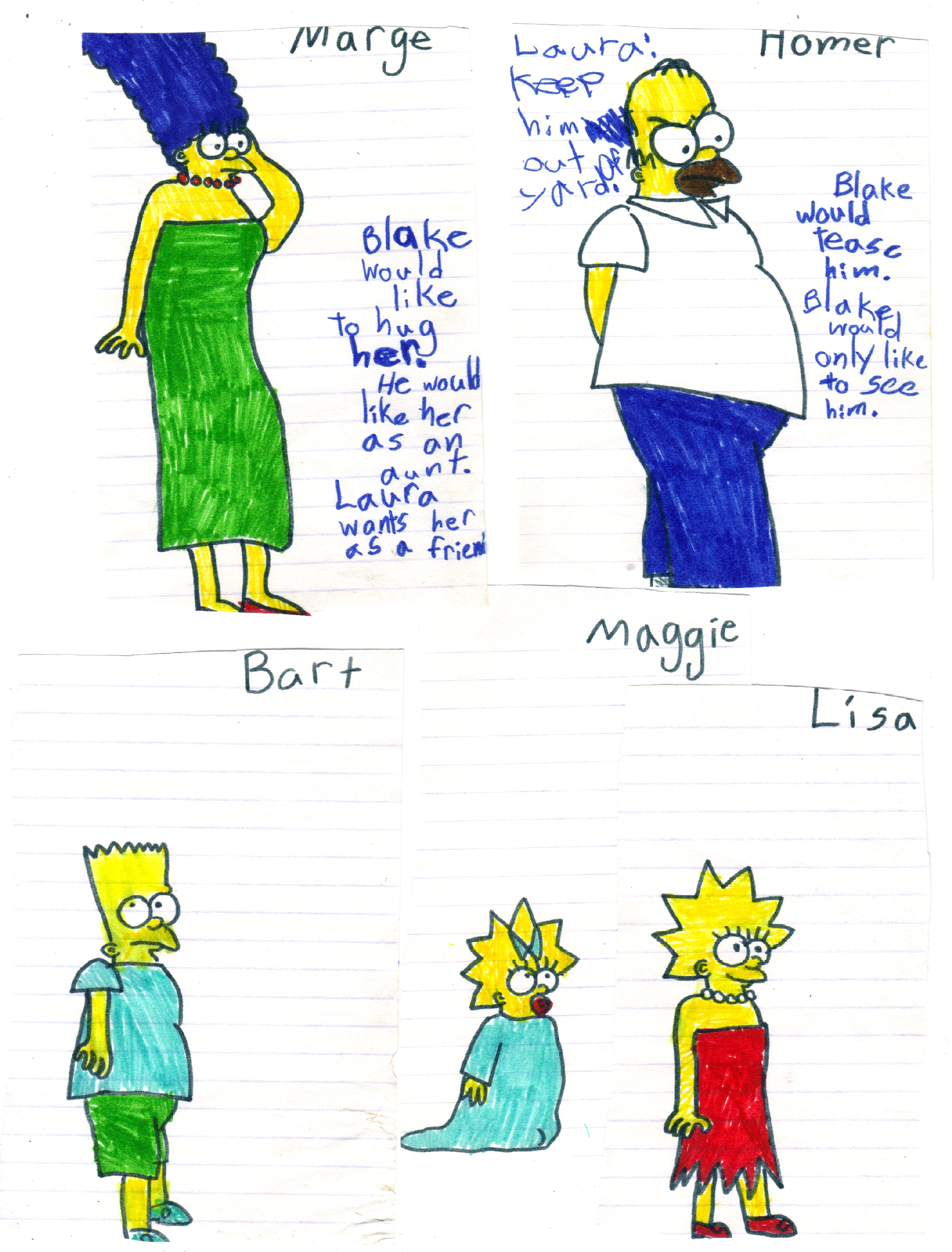 Early Simpsons Fan Art