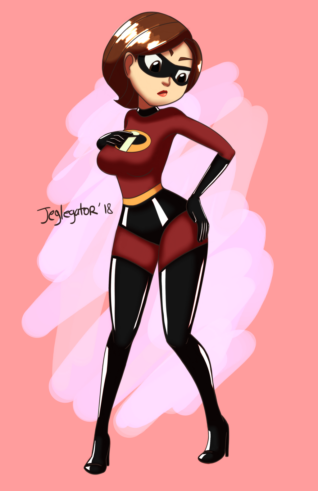 Elastic Female Elastigirl by jeglegator on DeviantArt