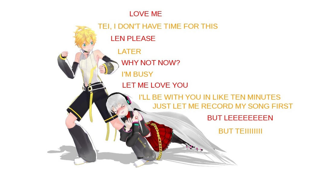 LEN IS HERE by Ask-Tei-the-Yandere on DeviantArt