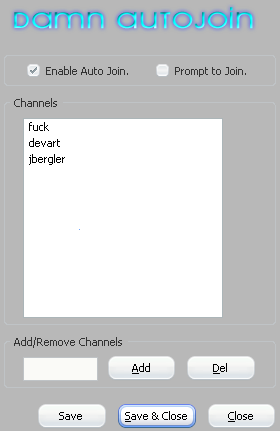 dAmn Auto Join - 0.4.0