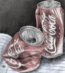 Coke cans II by Kimberleyelrebmik