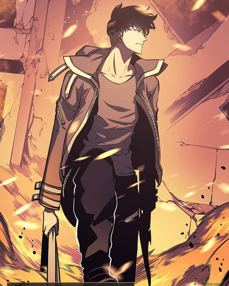 Solo Leveling Sung JinWoo Wallpaper by LoRiyaNiVer on DeviantArt
