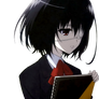 Another - Misaki Mei [1] anime Render PNG image