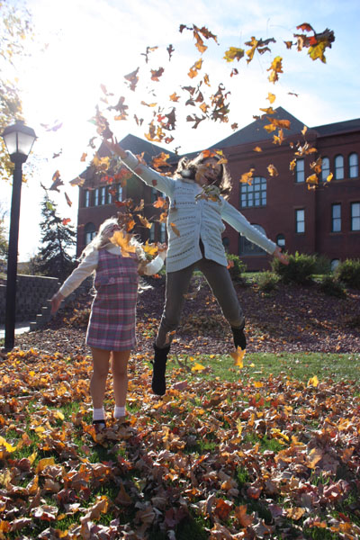 Leaves and Kids