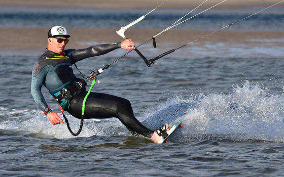 Kitesurfer at Nairn