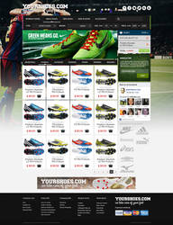 Sports Shoes Theme Layout