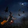 Flight Of Crows And Witches