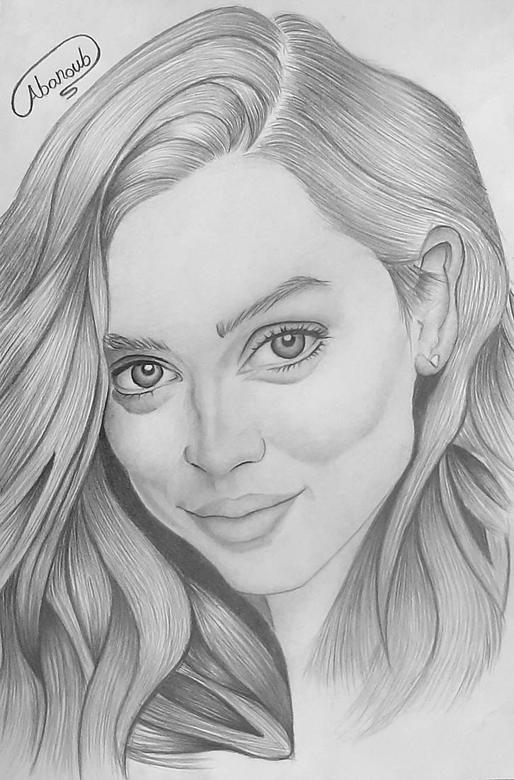 Ana Draw Line Ana de Armas Pencil Drawing by abanoubnabildrawings on DeviantArt