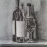 Still Life (Bottles and Glass)
