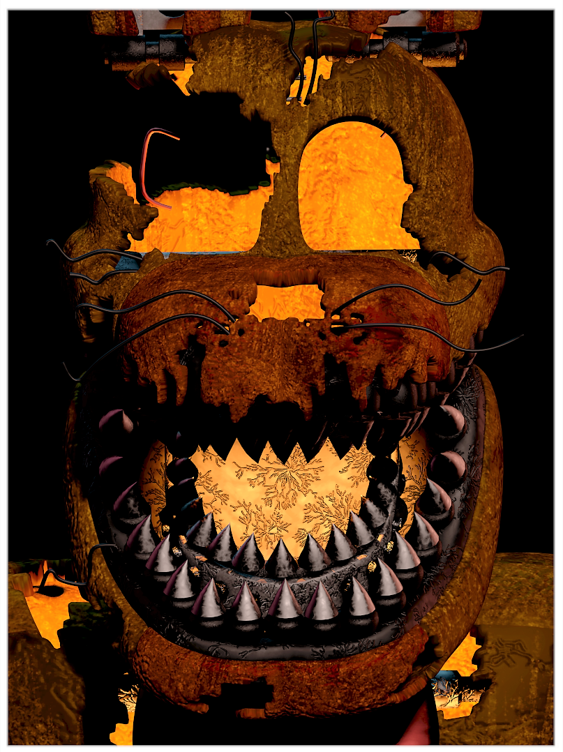 Fnaf UCN Nightmare Fredbear by Spring-o-bonnie on DeviantArt