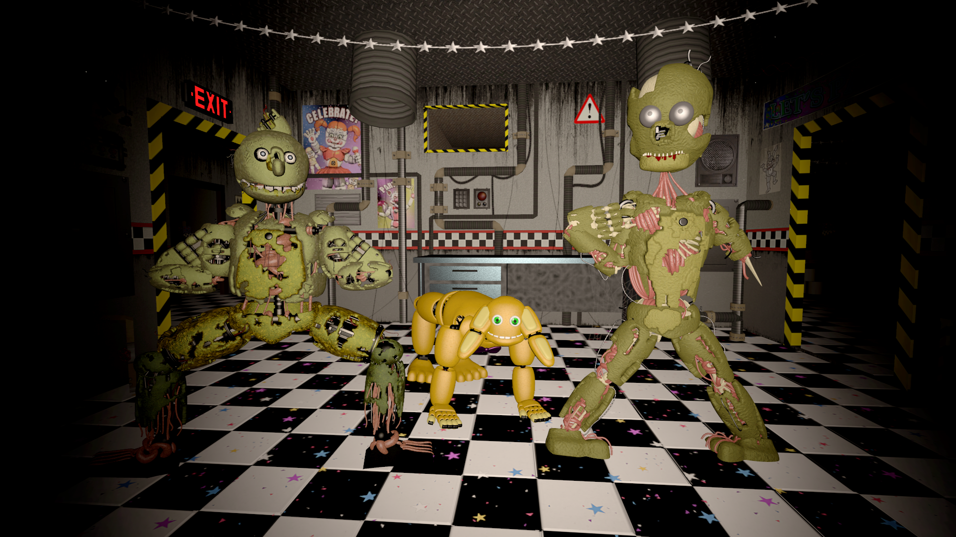 Project:FNAF Fnaf 3 Pack 3.0 Port RELEASE by RazvanAndrei123 on