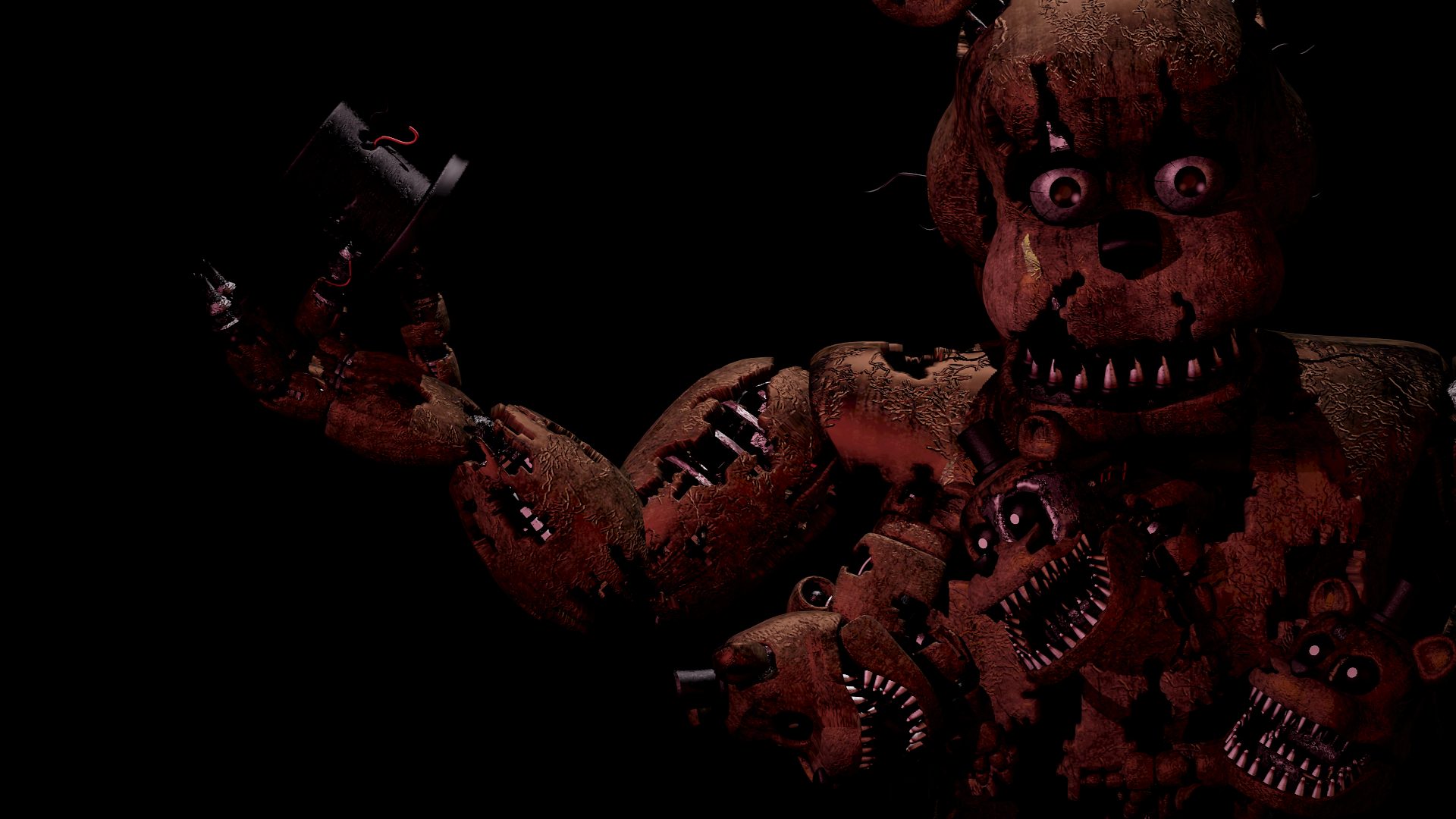 FNaF 4 Nightmare Freddy Teaser Remake by Puppetio on DeviantArt