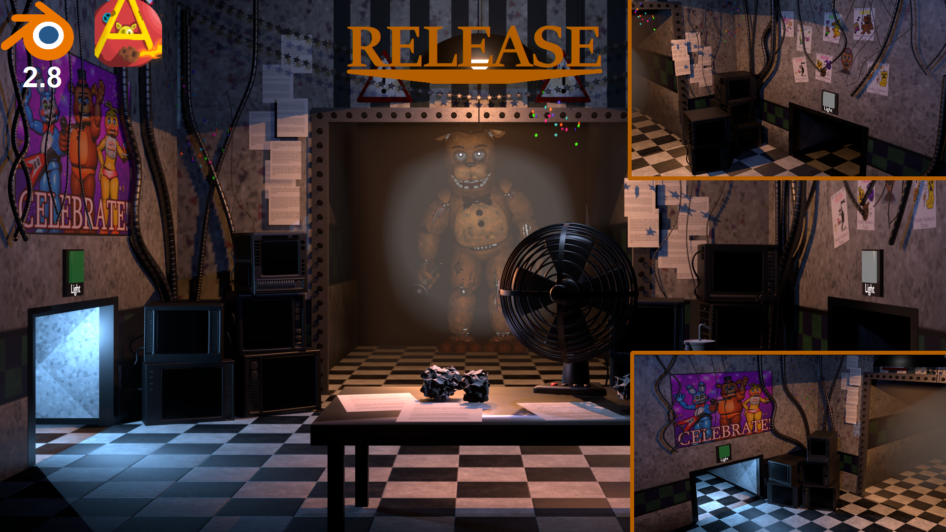 Arayaentertainment FNAF 2 Office 2.8 Port RELEASE by