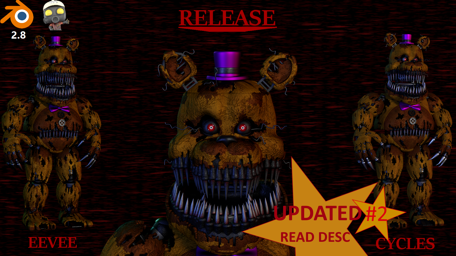 fnaf 4 un-Nightmare Fredbear EDIT by enderuser89 on DeviantArt