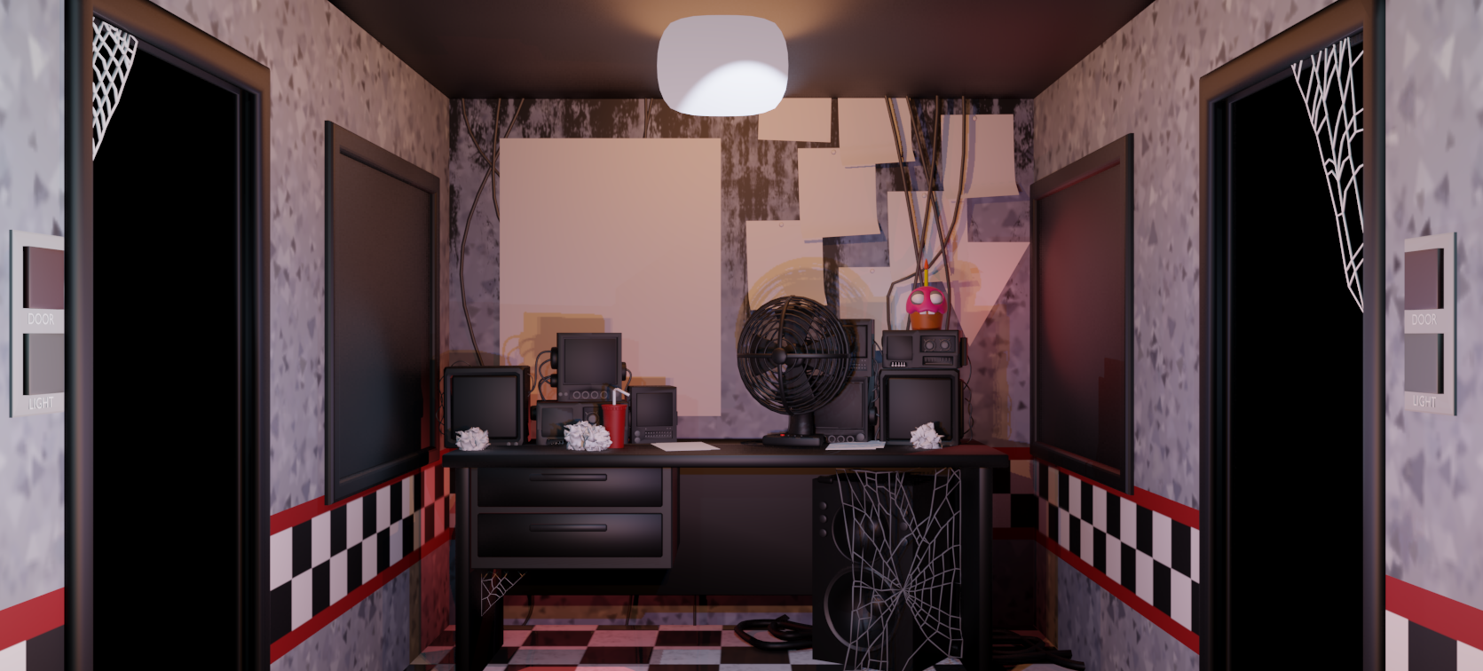 FNAF 1 Office 3.0 port is done by RazvanAndrei123 on DeviantArt