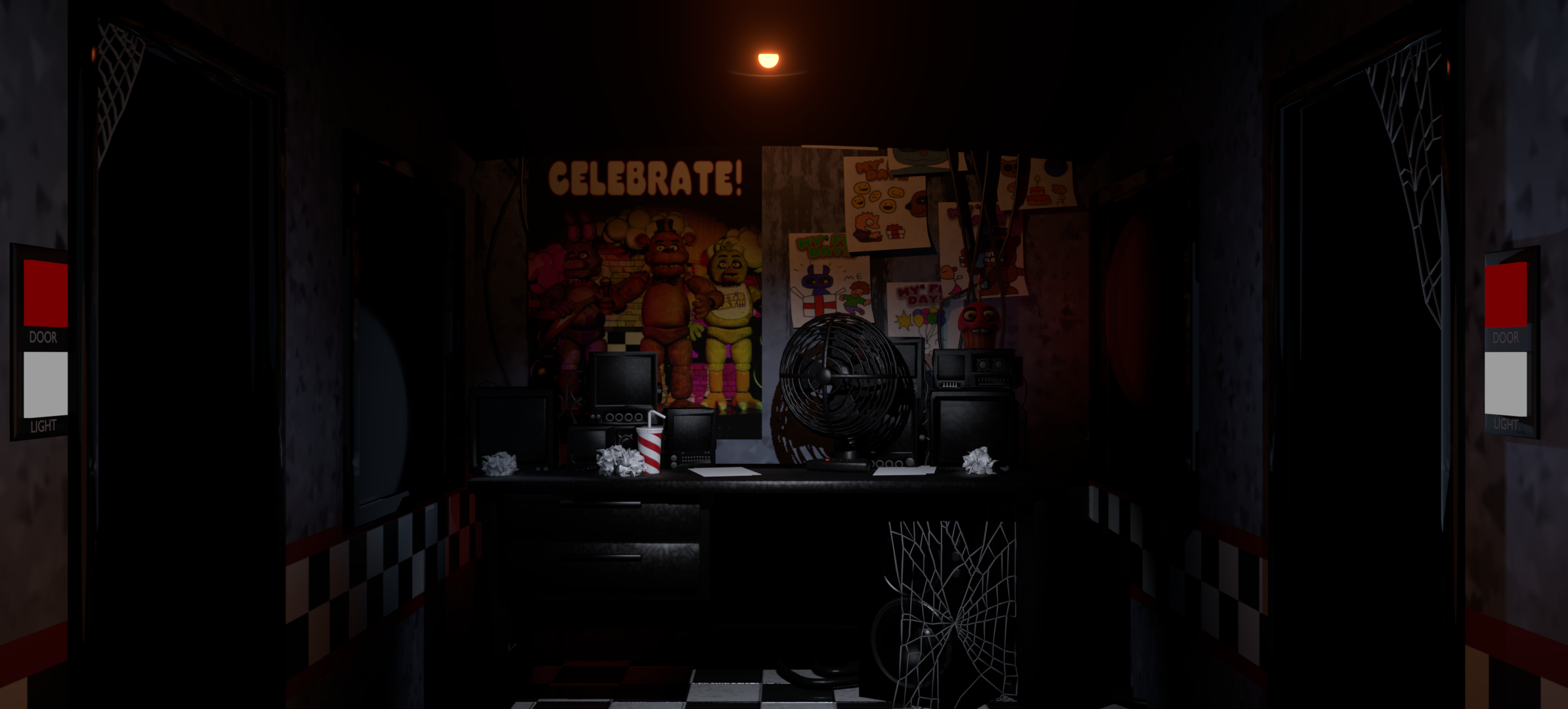 Blender/FNAF] Araya's Fnaf 1 office done by RazvanAndrei123 on