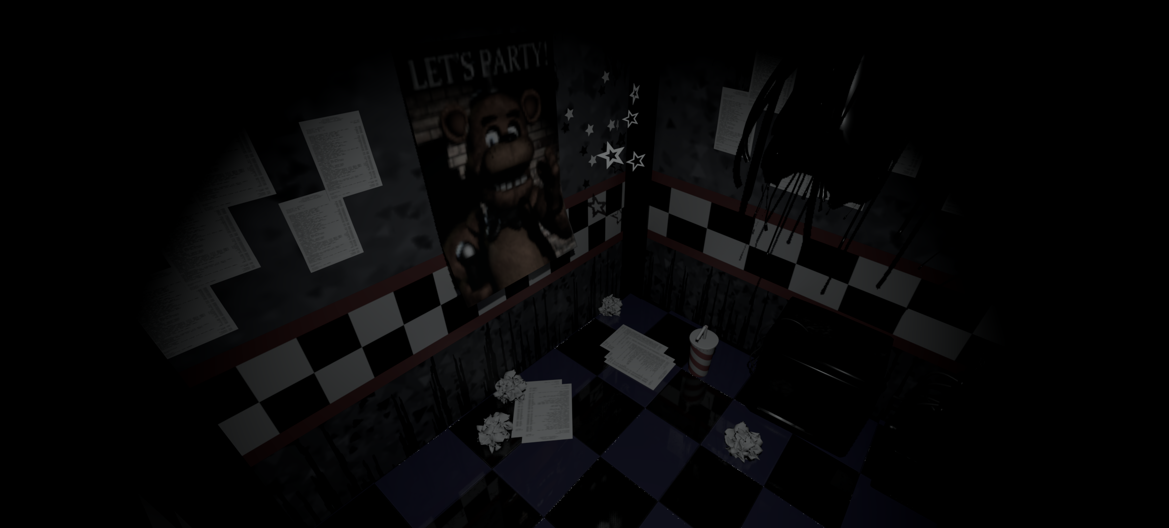 I updated FNAF 1 ports and added rooms go download by RazvanAndrei123 on  DeviantArt