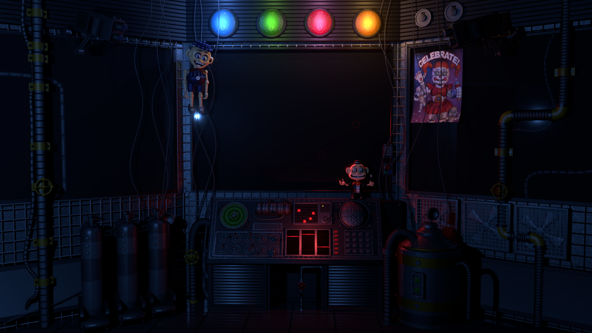 Blender/FNAF] Ennard in FNAF 3 by RazvanAndrei123 on DeviantArt