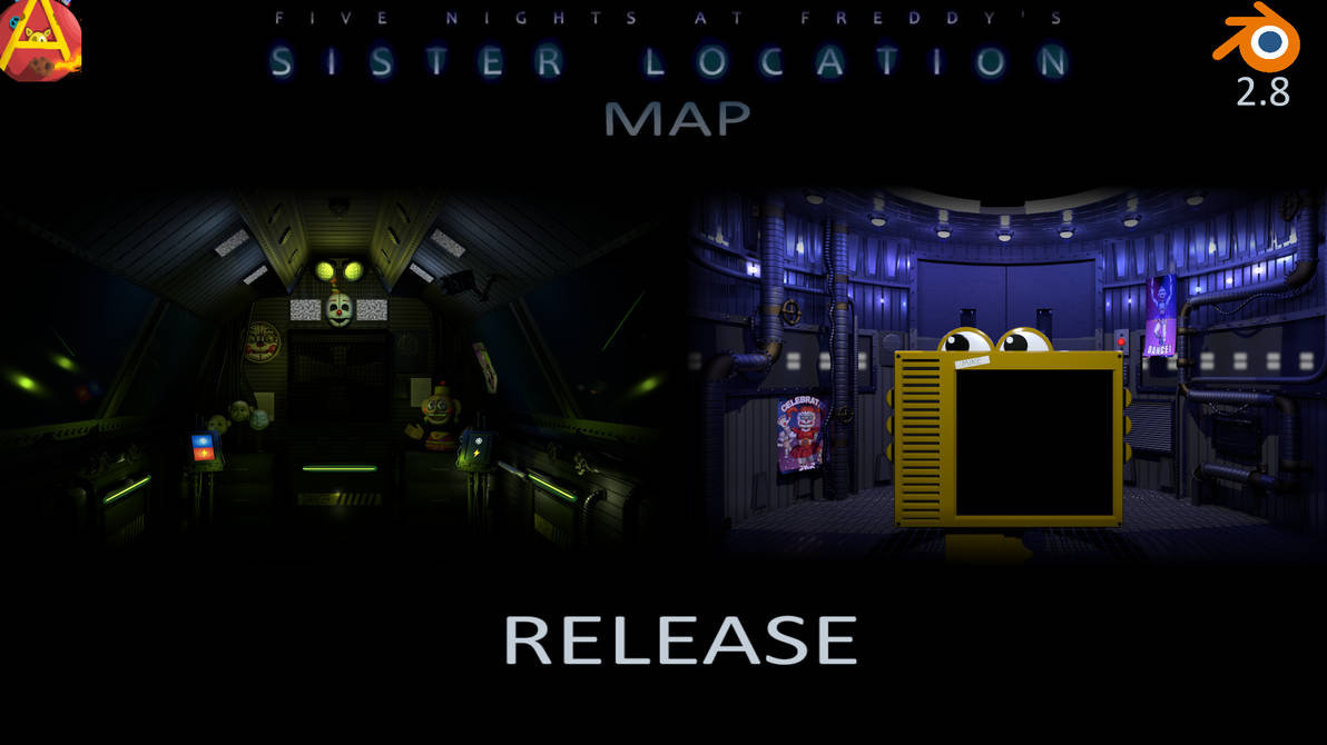 FNaF 1 Map V4 Blender Release by Spinofan on DeviantArt