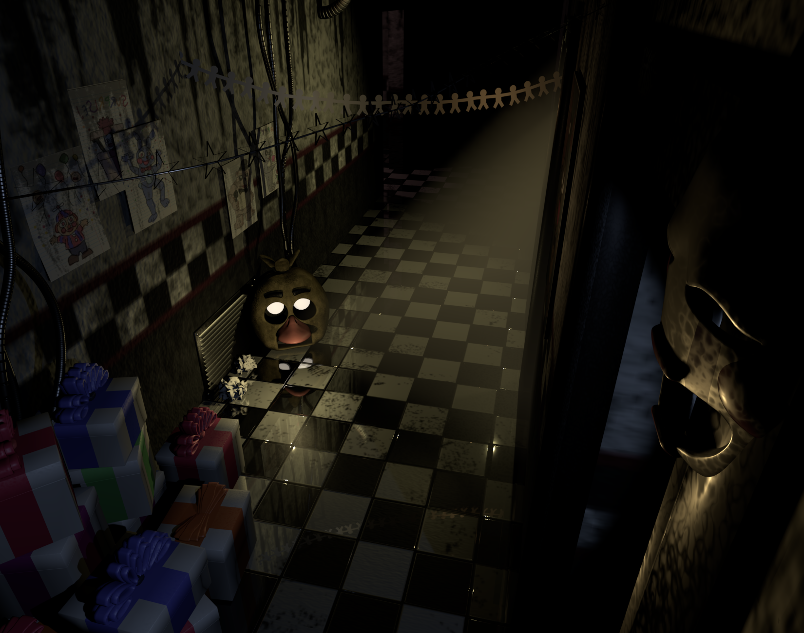 FNAF 2 Map Blender 2.8 port by ComfieFNAF on DeviantArt