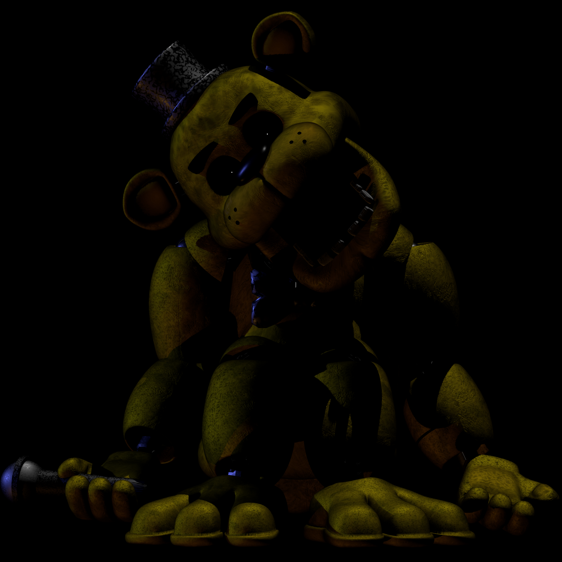 Corpse Freddy FNAF 1 Render Blender by Angel300LQ on DeviantArt