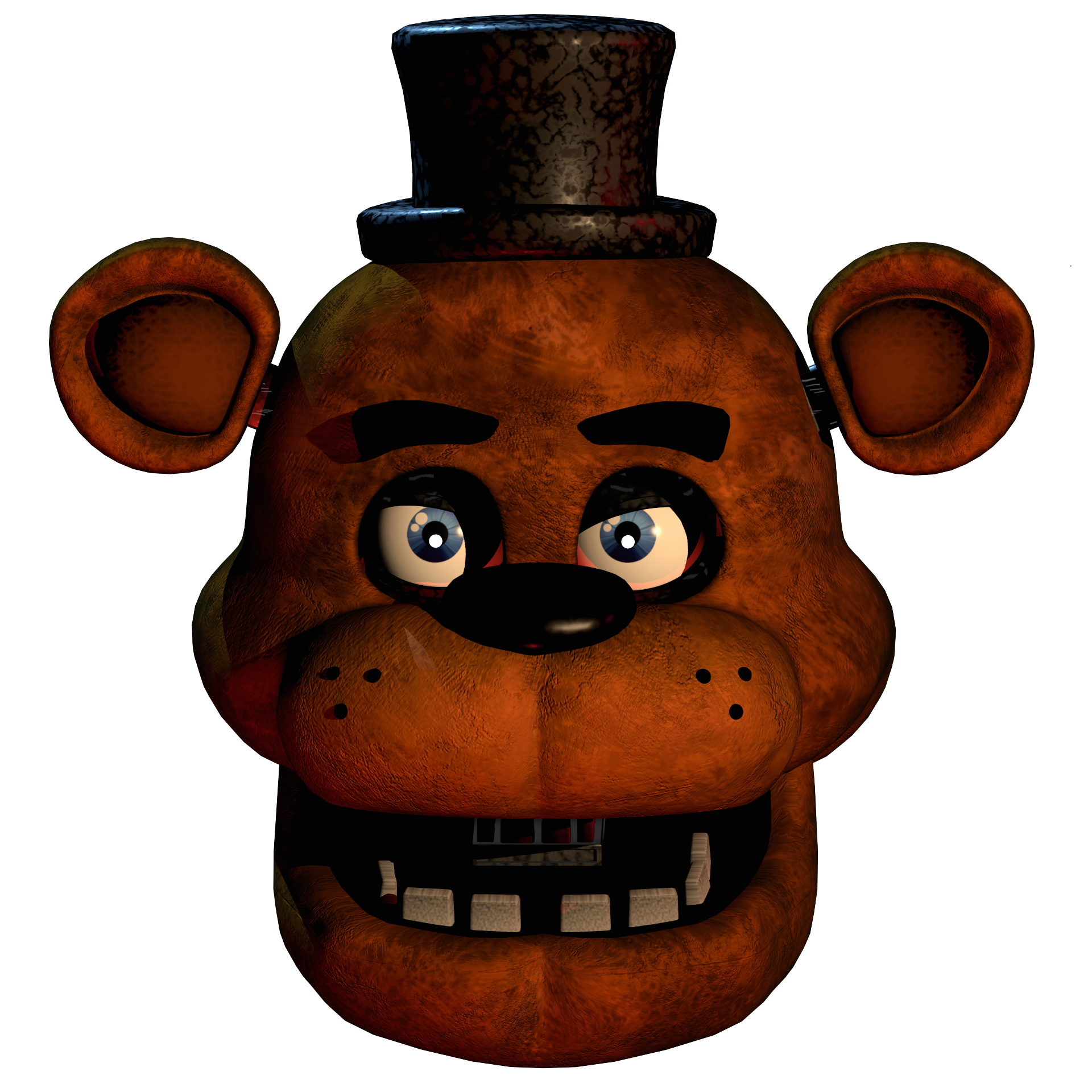 Blender/FNAF] FNAF 1 Freddy icon recreation v3 by RazvanAndrei123 on  DeviantArt